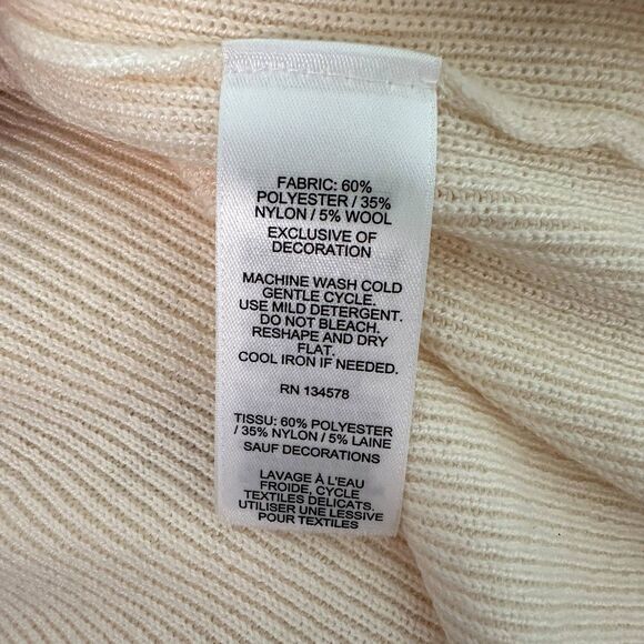 Vineyard Vines XL White Collared Sweater – Long Sleeve Knit Preppy Pullover - Picture 4 of 9